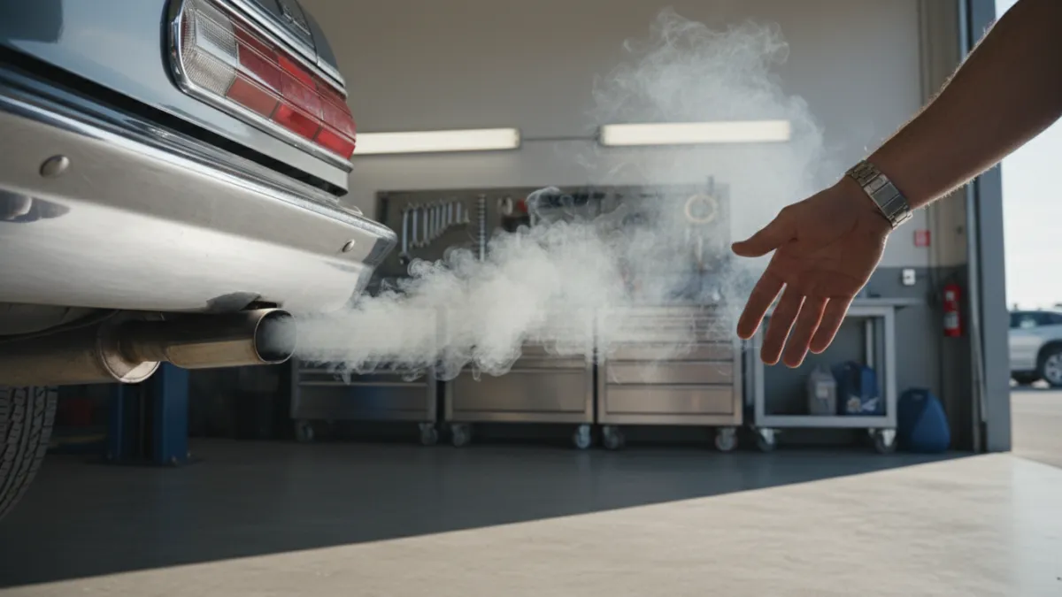 Voiture qui fume blanc : causes, diagnostic et solutions