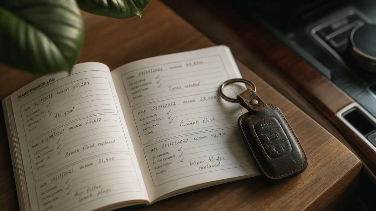 Le cahier auto : guide pour bien entretenir votre véhicule