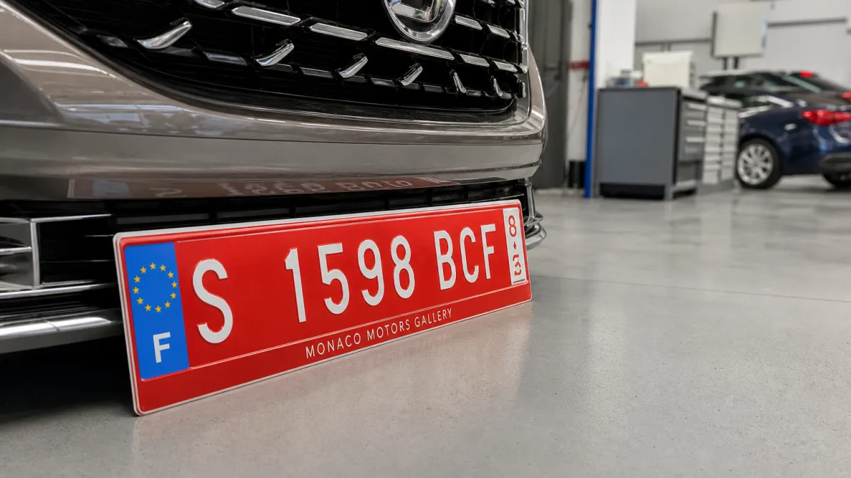 Plaque rouge voiture : guide complet et obtention en 2026