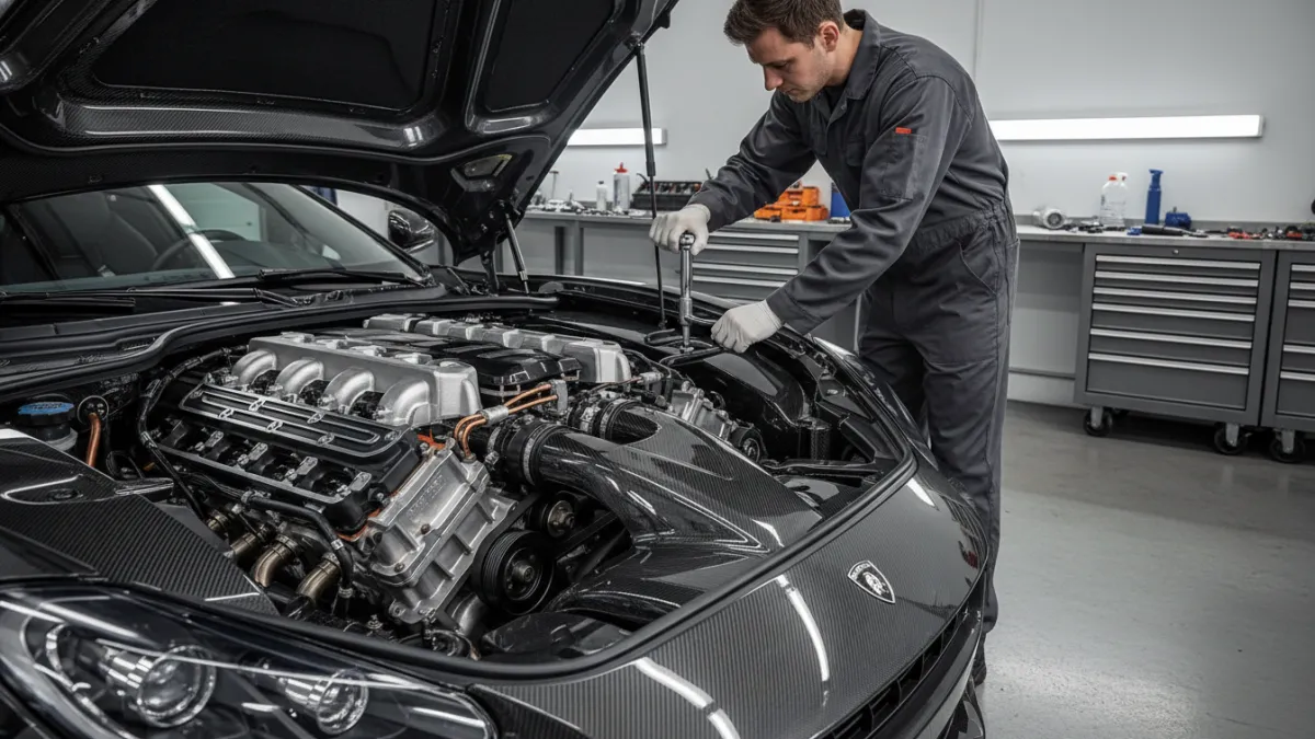 Moteurs des voitures de luxe : secrets de performance et V8