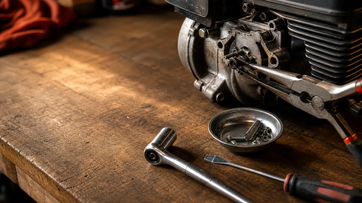 Montage du ressort régulateur moteur Briggs & Stratton : guide